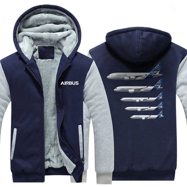 AIRBUS FAMILY DESIGNED ZIPPER SWEATERS THE AV8R